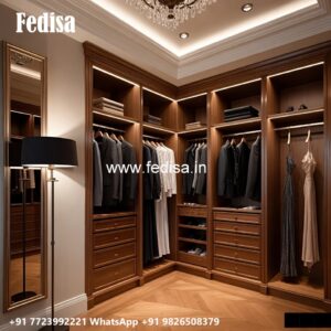 Vintage Wardrobe Design with Decorative Features No-799
