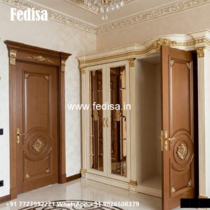 Traditional Closet Design with Artistic Finish No-807