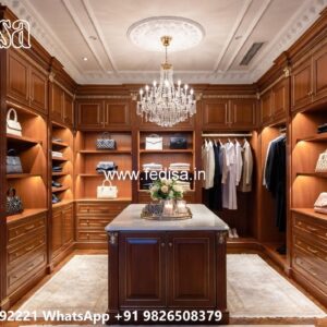 Elegant Bedroom Wardrobe with Vintage Appeal No-822