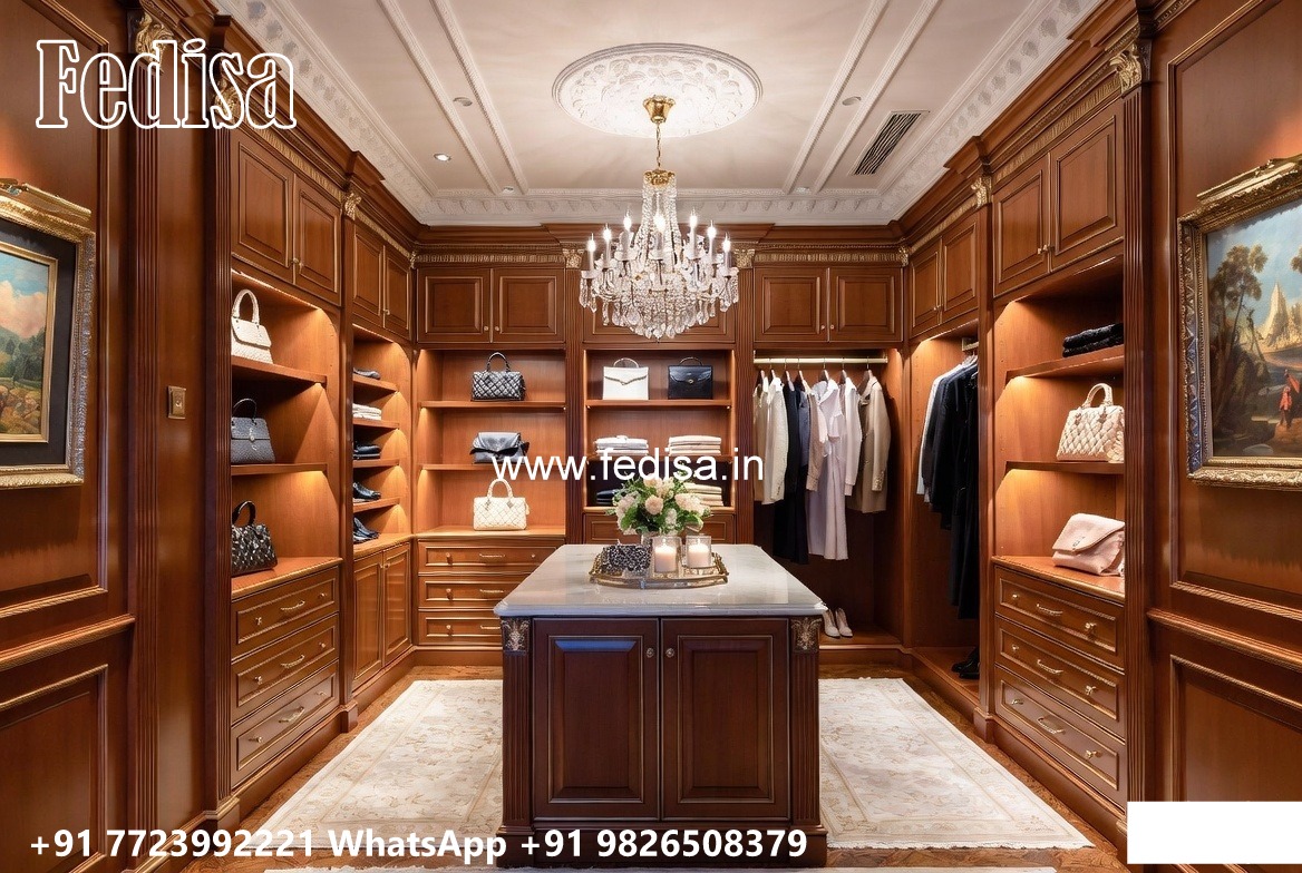 Elegant Bedroom Wardrobe with Vintage Appeal No-822