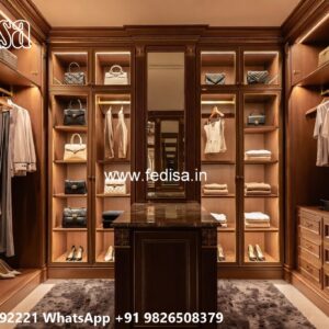 Timeless Wooden Closet Design for Homes No-823