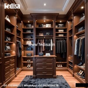 Traditional Bedroom Closet with Luxury Finish No-837