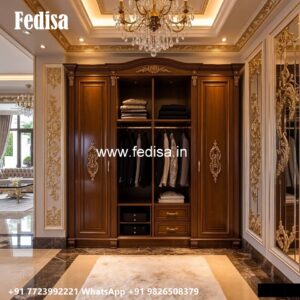 Traditional Closet Design with Elegant Texture No-842
