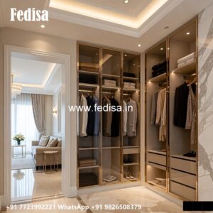 Classic Wooden Wardrobe with Artistic Charm No-843