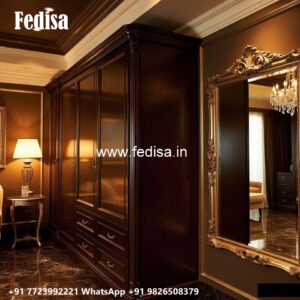Classic Bedroom Wardrobe with Elegant Features No-849