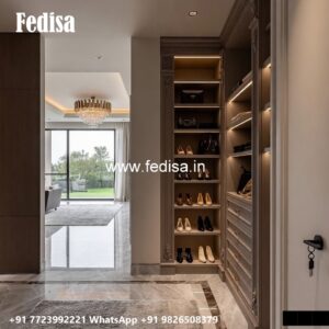 Classic Wardrobe Design with Luxury Mirrors No-856