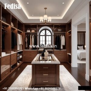 Luxury Wardrobe Design with Decorative Panels No-863