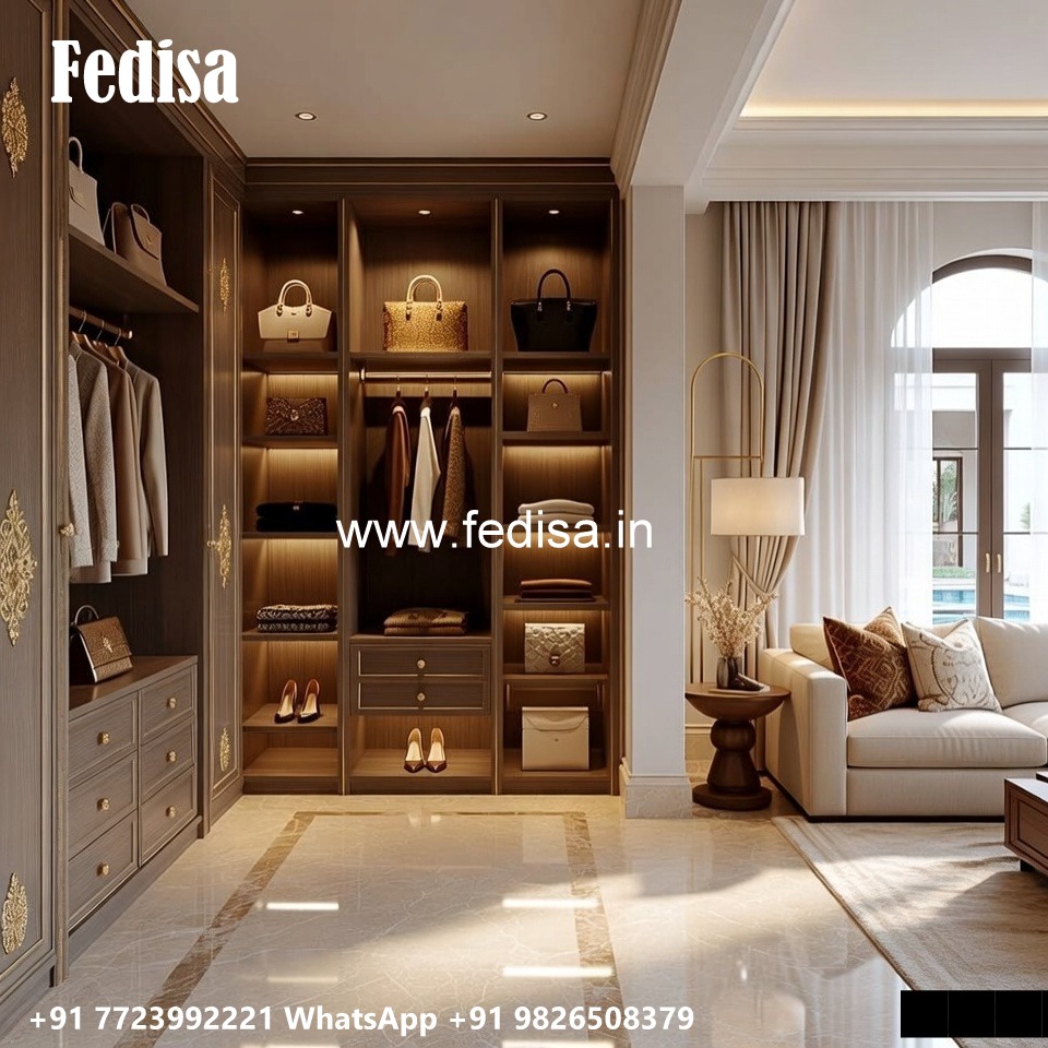 Timeless Wooden Closet with Rich Texture No-864
