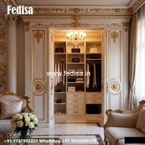 Traditional Wardrobe Design with Vintage Style No-876