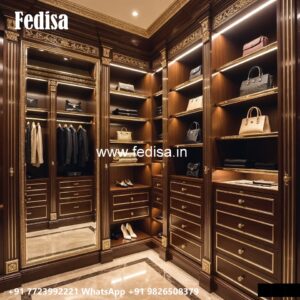 Vintage Wooden Closet with Premium Texture No-878