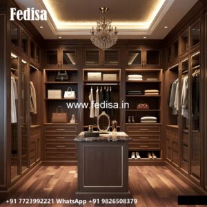Classic Wardrobe Design with Rich Wooden Appeal No-883