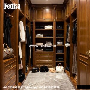 Premium Wardrobe Design with Decorative Details No-886