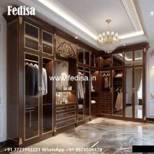 Classic Wardrobe Design with Wooden Sophistication No-889