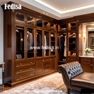 Traditional Closet Design with Artistic Beauty No-890