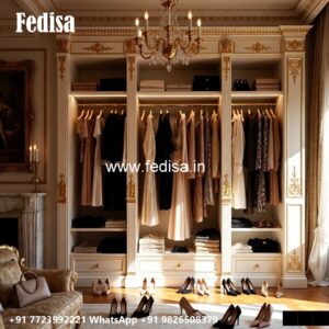 Traditional Wardrobe Design with Elegant Craftsmanship No-895