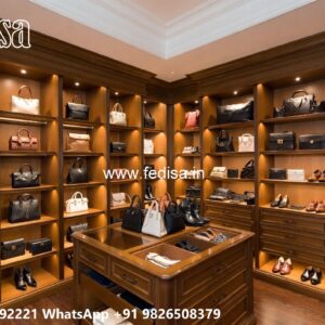 Classic Wooden Wardrobe Design for Elegant Interiors No-917