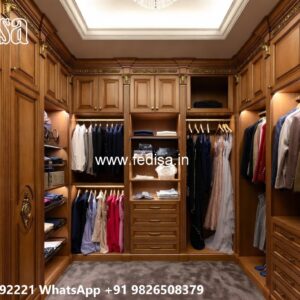 Sliding Wardrobe Design with Mirror Doors No-929