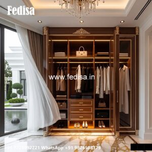 Modern Wardrobe Design with Hidden Storage No-940