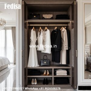 Luxury Wardrobe Design for Spacious Bedrooms No-957