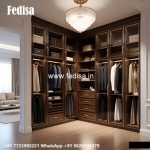 Modern Wardrobe Design with Sleek Finishes No-959