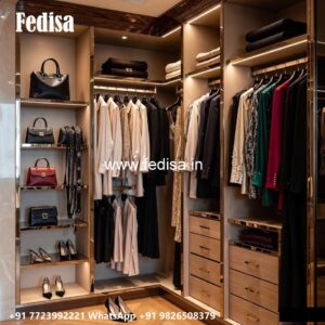 Designer Wooden Wardrobe Design Ideas No-963