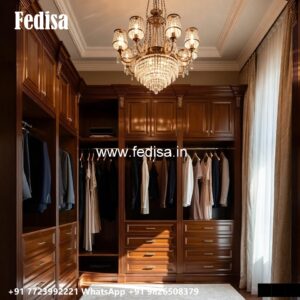 Wardrobe Design with Stylish Handle Details No-965
