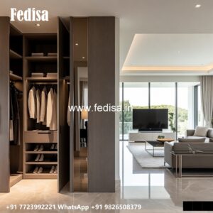 Modern Wardrobe Design with Rich Finishes No-990