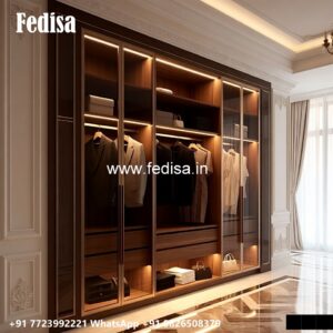 Elegant Wardrobe Design with Sliding Doors No-1014