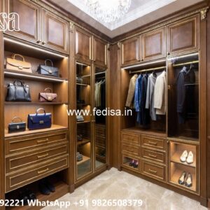 Premium Wardrobe Design with Glass Finish No-1036