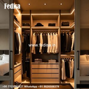 Smart Wardrobe Design with Stylish Storage No-1043