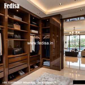 Modern Wardrobe Design with Custom Features No-1048