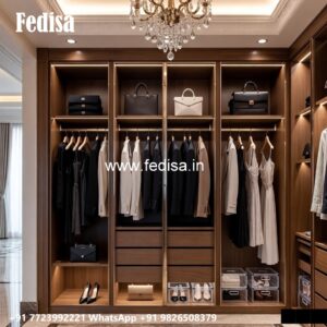Elegant Wardrobe Design with Sleek Finish No-1050