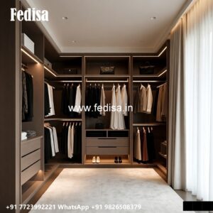 Contemporary Wardrobe Design with Elegant Lines No-1087