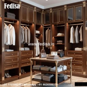 Luxury Wardrobe Design with Smart Shelving No-1093