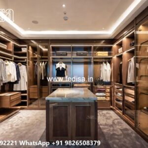 Premium Wardrobe Design with Glass Elements No-1113