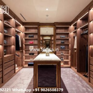 Modern Wardrobe Design with Hidden Lighting No-1117