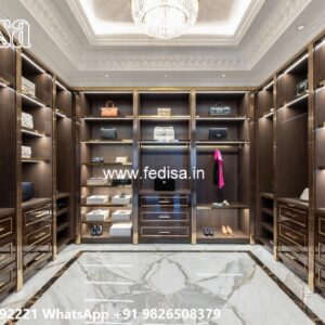 Luxury Wardrobe Design with Functional Layout No-1119