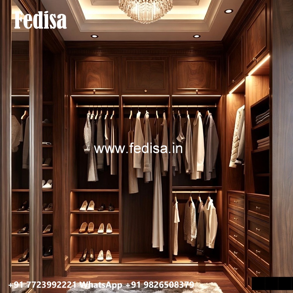 Modern Wardrobe Design with Space Saving Features No-1133