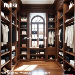 Contemporary Wardrobe Design with Sleek Doors No-1144