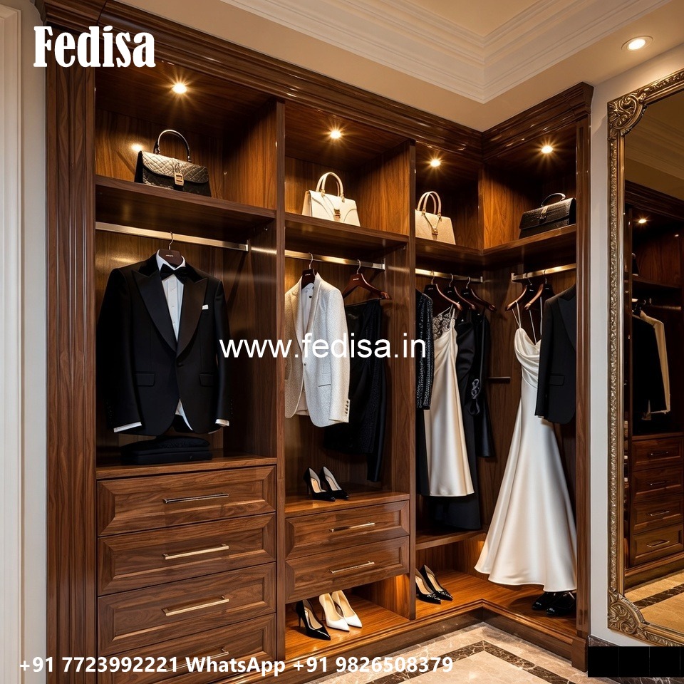Elegant Wardrobe Design with Modern Features No-1145