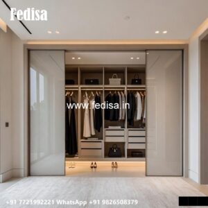 Luxury Wardrobe Design with Premium Glass Doors No-1160