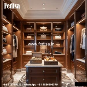 Smart Wardrobe Design with Elegant Interiors No-1166