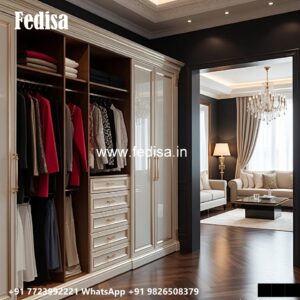 Stylish Wardrobe Design with Custom Features No. 1169