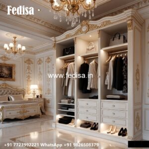 Premium Wardrobe Design with Elegant Wooden Finish No-1181