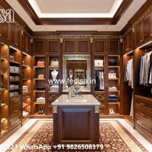 Elegant Wooden Wardrobe Design for Modern Homes No-1194