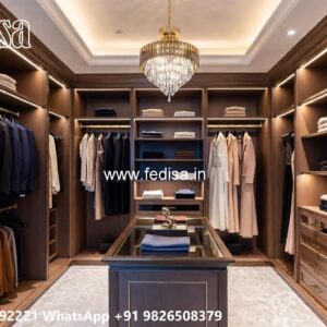 Luxury Wardrobe Design with Smart Organization Ideas No-1195