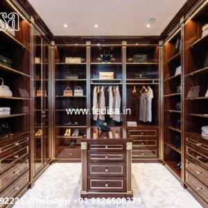 Stylish Wardrobe Design with Luxury Storage Features No-1198