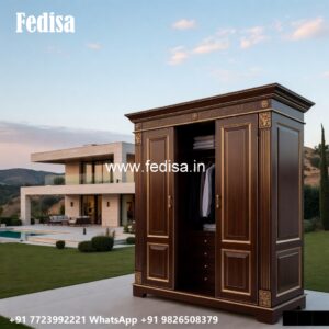 Classic Wardrobe Design with Mirror Doors No-1508