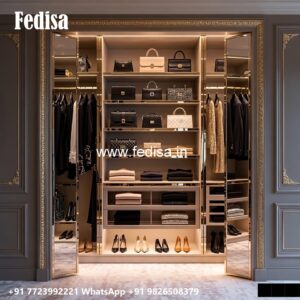 Elegant Wooden Wardrobe Design Concepts No-1526