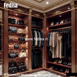 Classic Wardrobe Design with Premium Wood No-1545